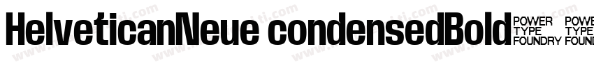 HelveticanNeue condensedBold字体转换